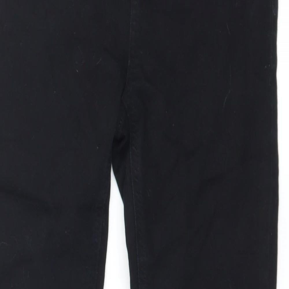 Denim & Co. Womens Black  Denim Skinny Jeans Size 6 L25 in