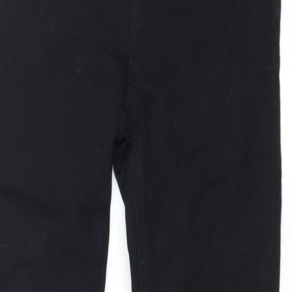 Denim & Co. Womens Black  Denim Skinny Jeans Size 6 L25 in