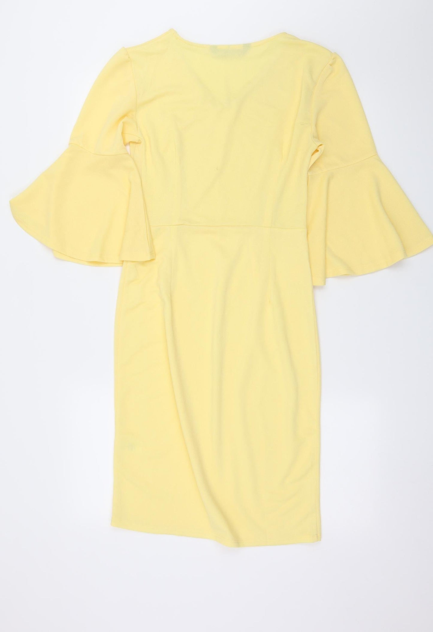 Collection London Womens Yellow  Jersey A-Line  Size 8
