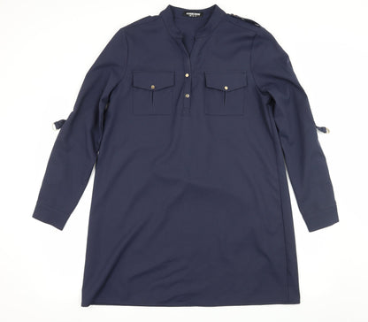 Fashion Union Womens Blue   Shift  Size 12