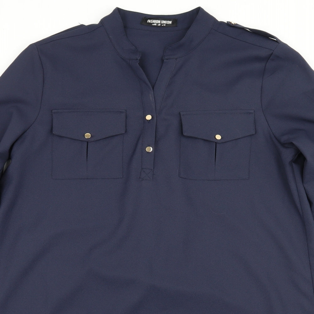 Fashion Union Womens Blue   Shift  Size 12