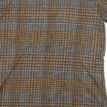 Womens UK Size S Zara Brown Basic Blouse