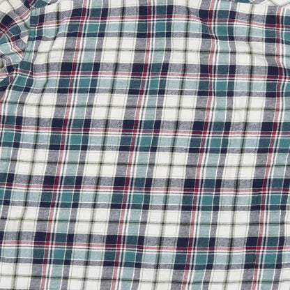Mens UK Size M Easy Blue  Button-Up Long Sleeve Casual Shirt