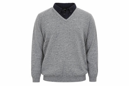 Mens UK Size 2XL Burton Grey Pullover Jumper