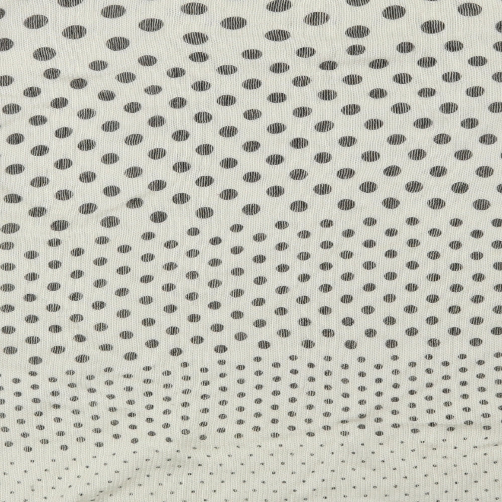 Mango Womens Beige Polka Dot  Pullover Jumper Size M