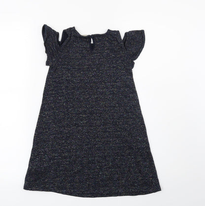 NEXT Girls Blue   Jumper Dress  Size 7 Years