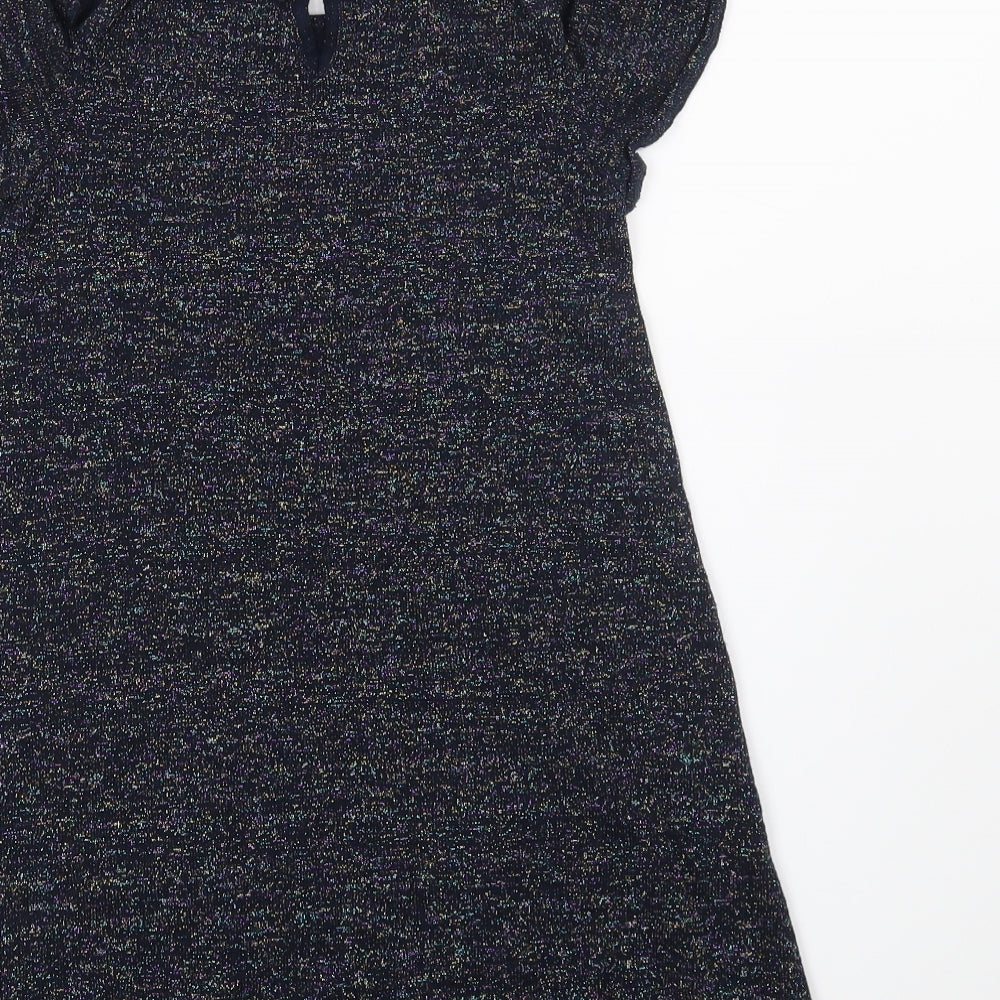 NEXT Girls Blue   Jumper Dress  Size 7 Years