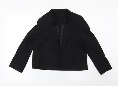 Womens UK Size 10 Preworn Black Jacket