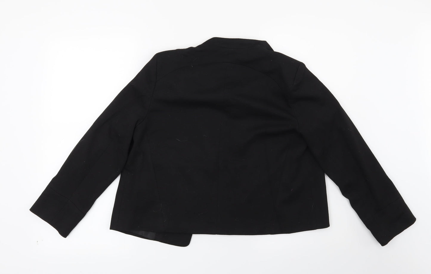 Womens UK Size 10 Preworn Black Jacket
