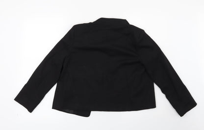 Womens UK Size 10 Preworn Black Jacket