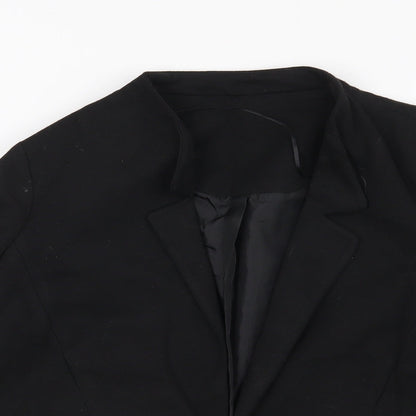 Womens UK Size 10 Preworn Black Jacket