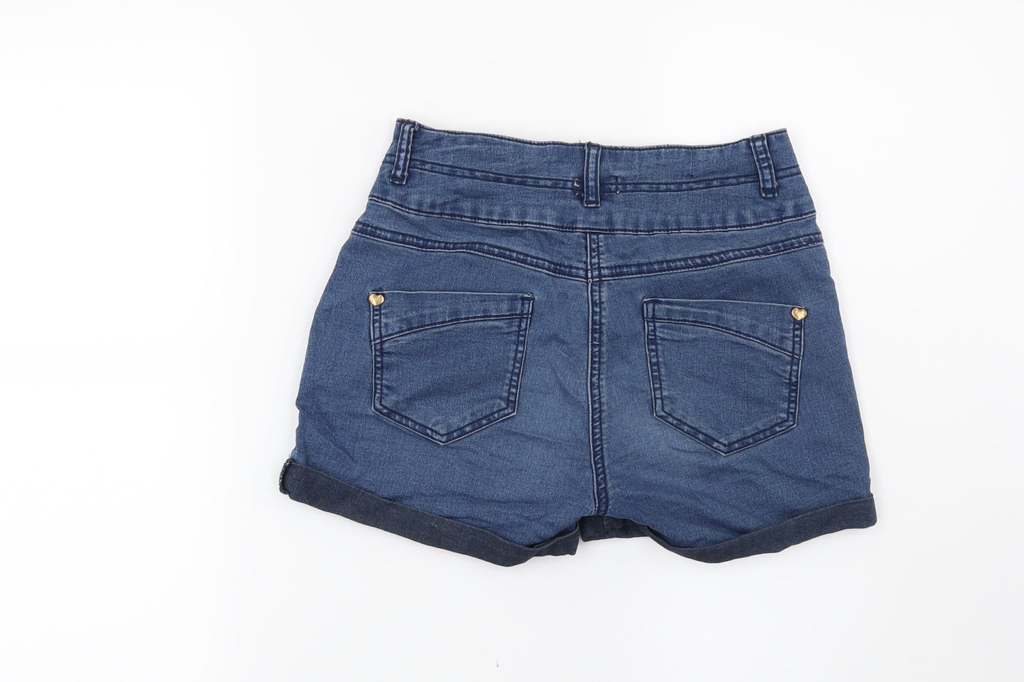 Dunnes Stores Womens Blue   Cut-Off Shorts Size 28 in