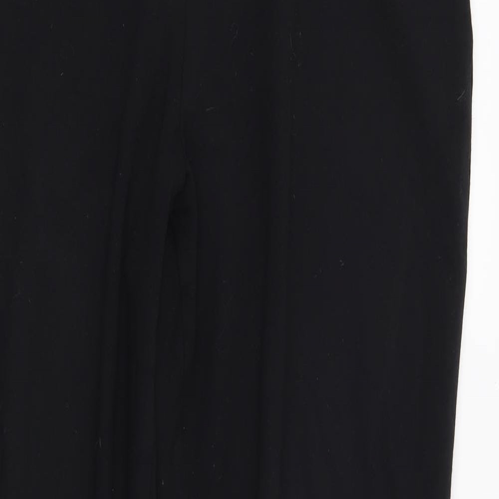 Womens UK Size 10 Marks and Spencer Regular Fit  Black Trousers
