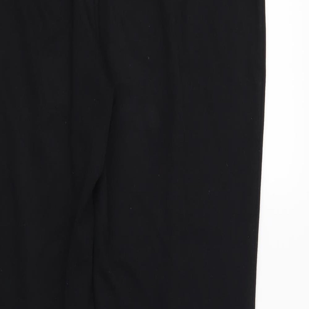 Womens UK Size 10 Marks and Spencer Regular Fit  Black Trousers