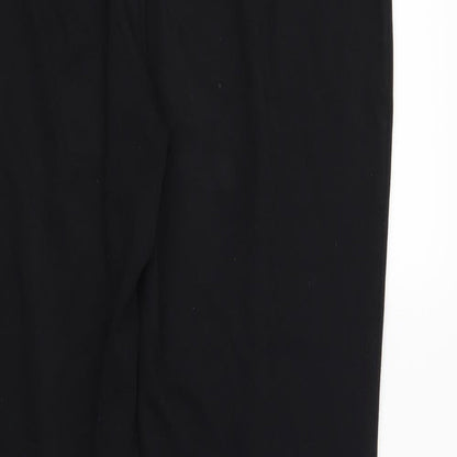 Womens UK Size 10 Marks and Spencer Regular Fit  Black Trousers