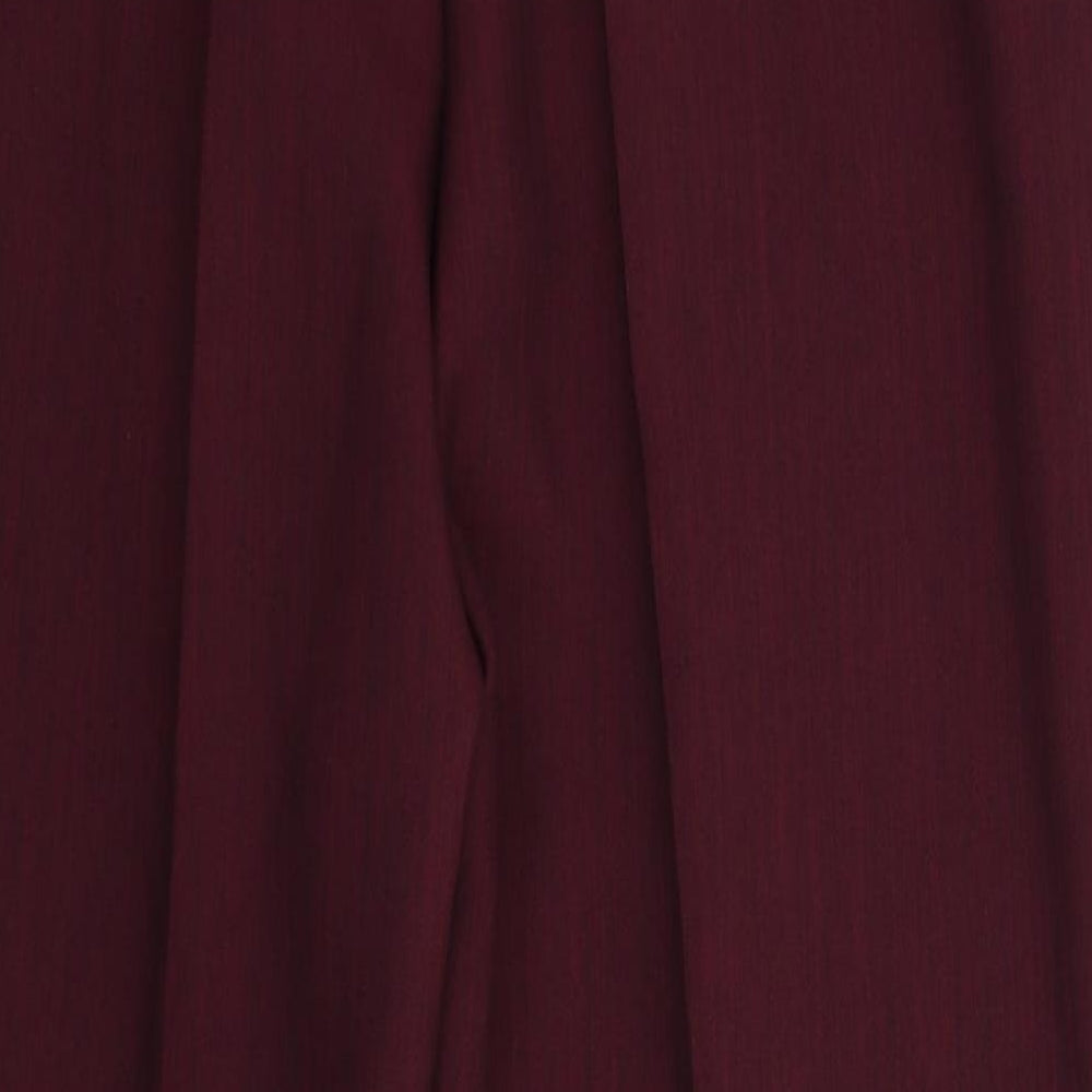 Womens UK Size 14 Special Collection Regular Fit Dress Pants Purple Trousers