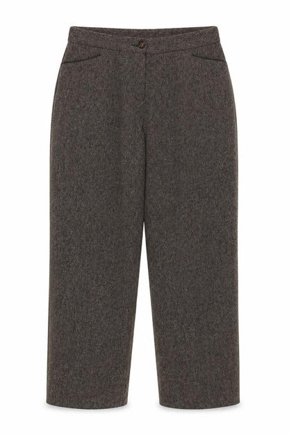 Womens UK Size 14 Marks and Spencer Regular Fit  Grey Trousers