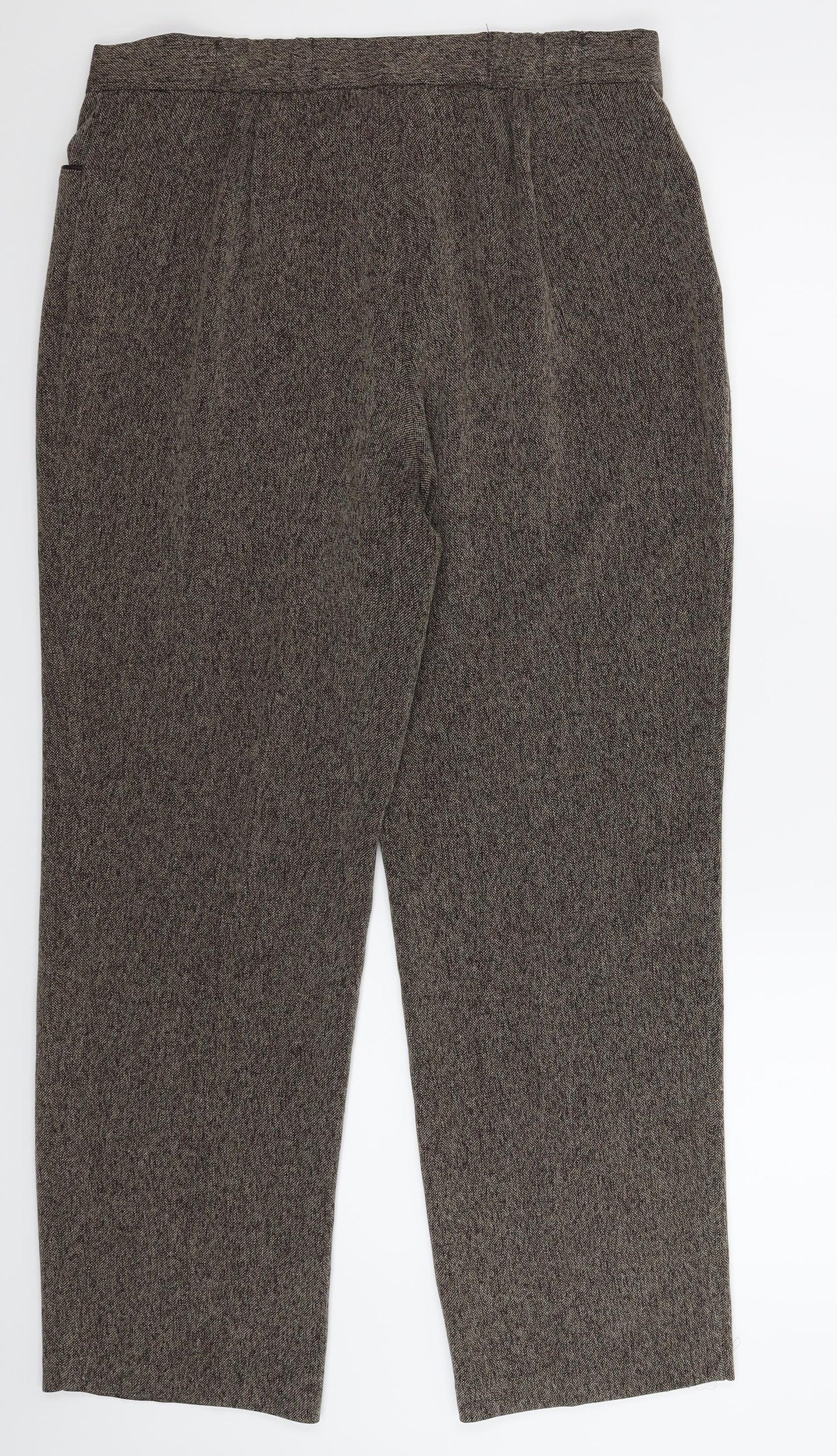 Womens UK Size 14 Marks and Spencer Regular Fit  Grey Trousers