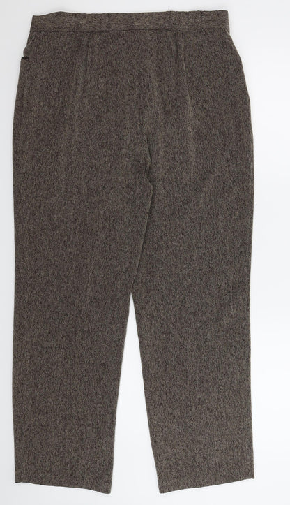 Womens UK Size 14 Marks and Spencer Regular Fit  Grey Trousers