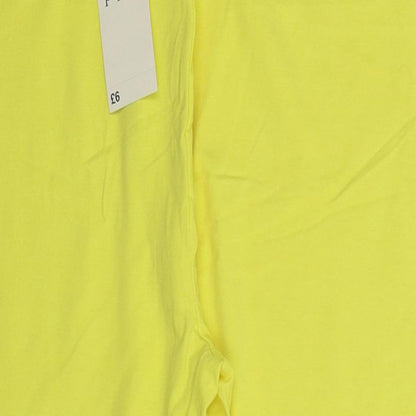 Papaya Womens Yellow   Compression Leggings Size 12 L17 in