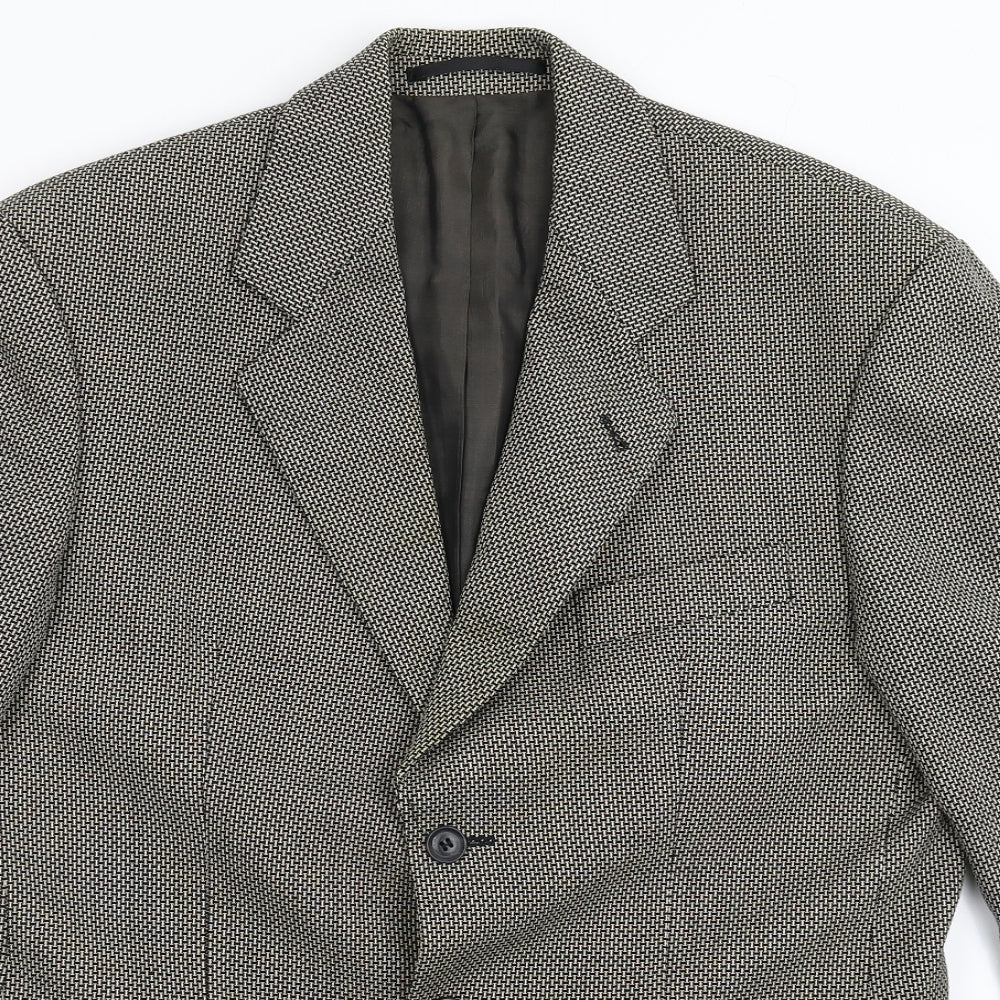 Classic Stones Mens Beige   Jacket Suit Jacket Size 38