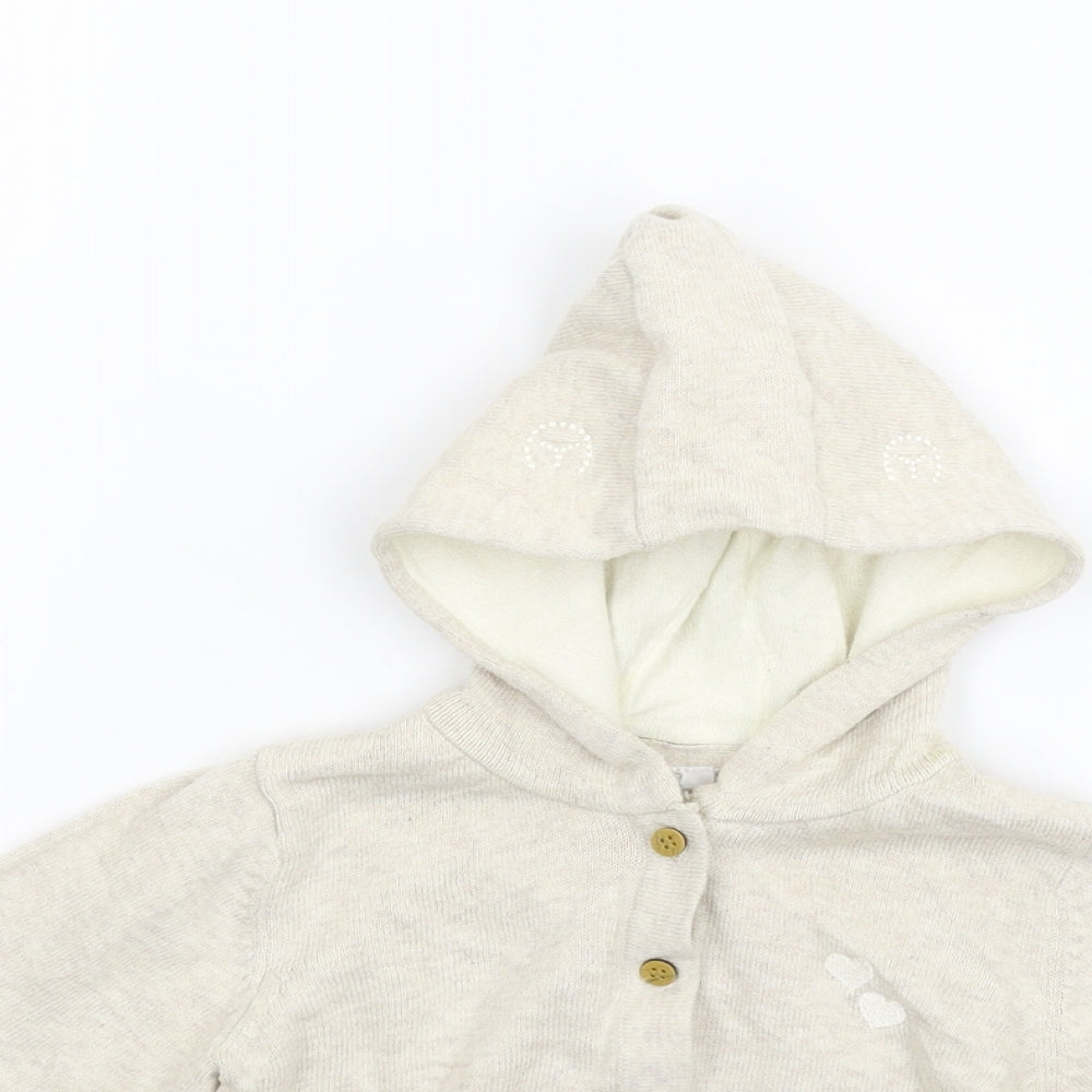 Lupilu Baby Beige  Knit Cardigan Jumper Size 18-24 Months