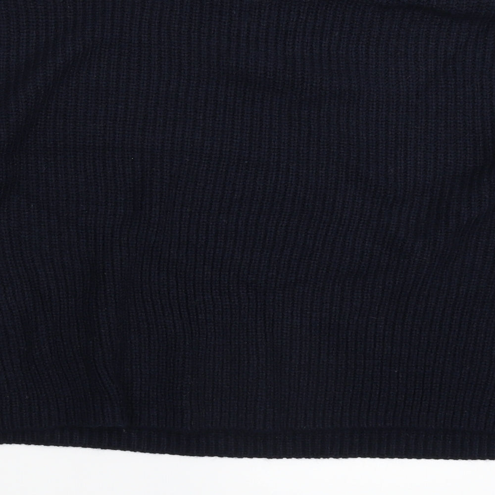 Divided Womens Blue  Knit Pullover Jumper Size M
