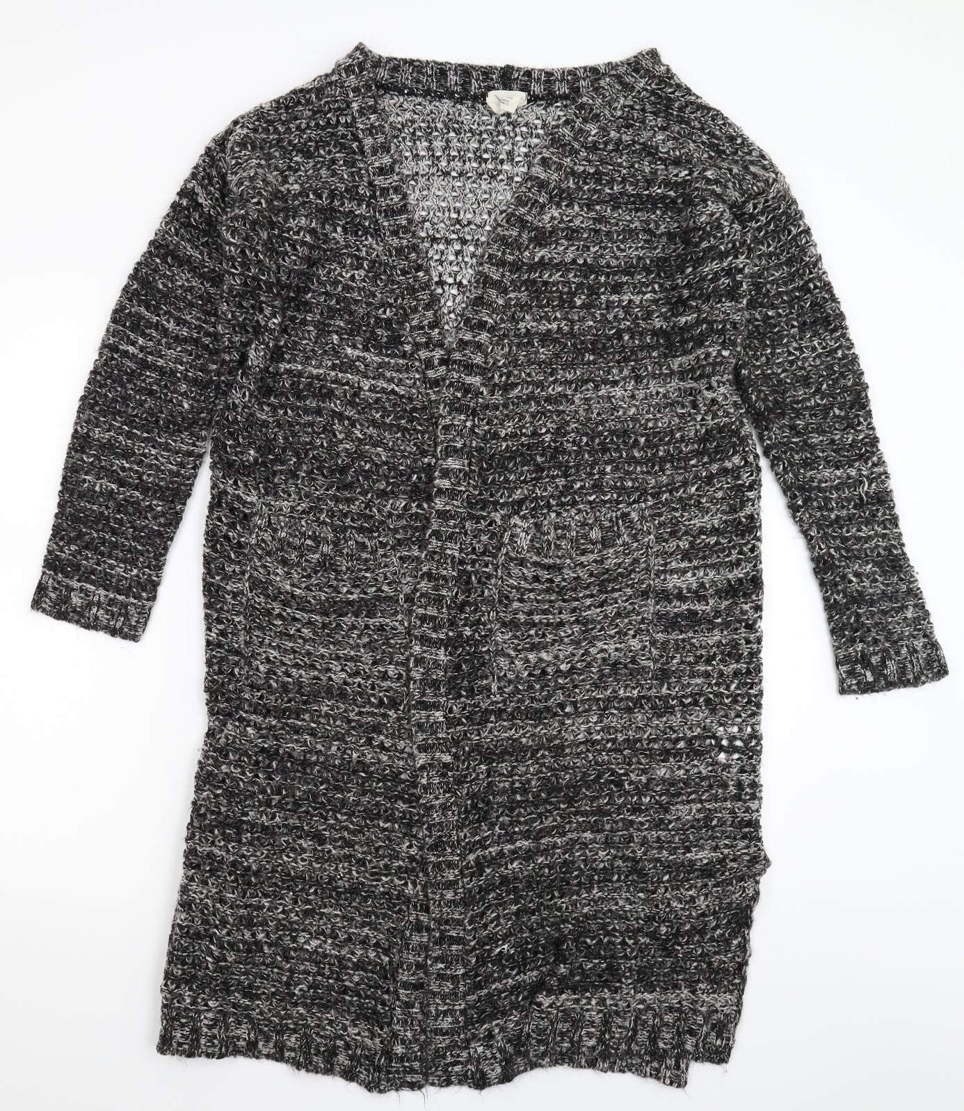 Pins & Needles Womens Grey  Knit Cardigan Jumper Size S  - Oversized