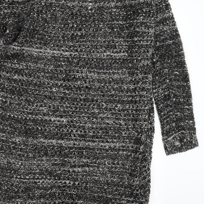 Pins & Needles Womens Grey  Knit Cardigan Jumper Size S  - Oversized