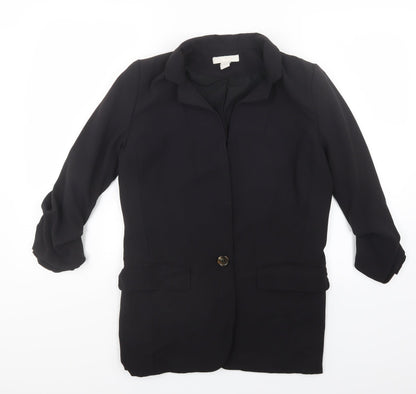 Womens UK Size 8 H&M Black Jacket