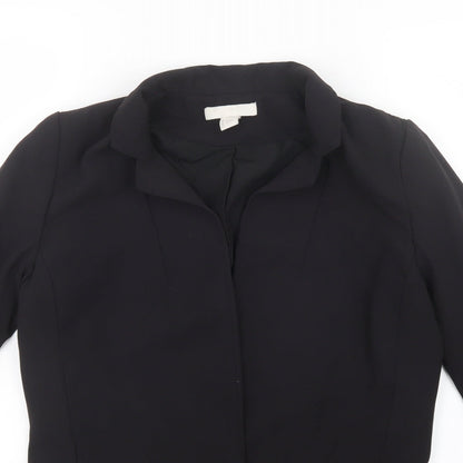 Womens UK Size 8 H&M Black Jacket
