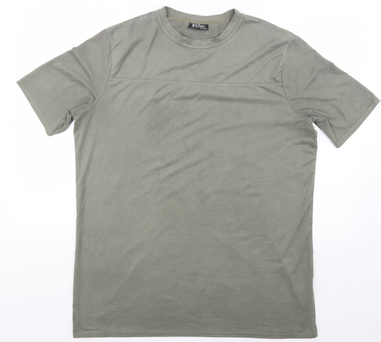 Baziic Womens Green   Basic T-Shirt One Size