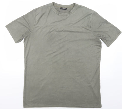 Baziic Womens Green   Basic T-Shirt One Size