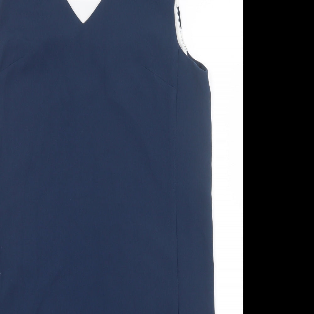 Vera Moda Womens Blue Striped  Shift  Size L
