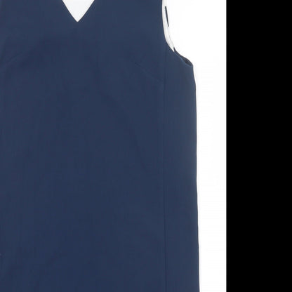 Vera Moda Womens Blue Striped  Shift  Size L
