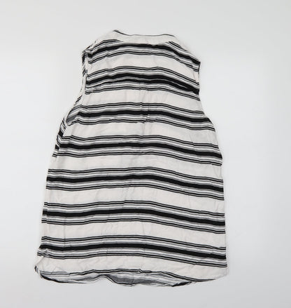 F&F Womens Multicoloured Striped  Basic Tank Size 10