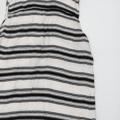 F&F Womens Multicoloured Striped  Basic Tank Size 10