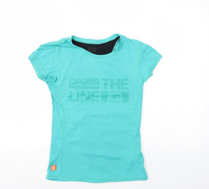 IQ Womens Green   Jersey T-Shirt Size S  - biking top