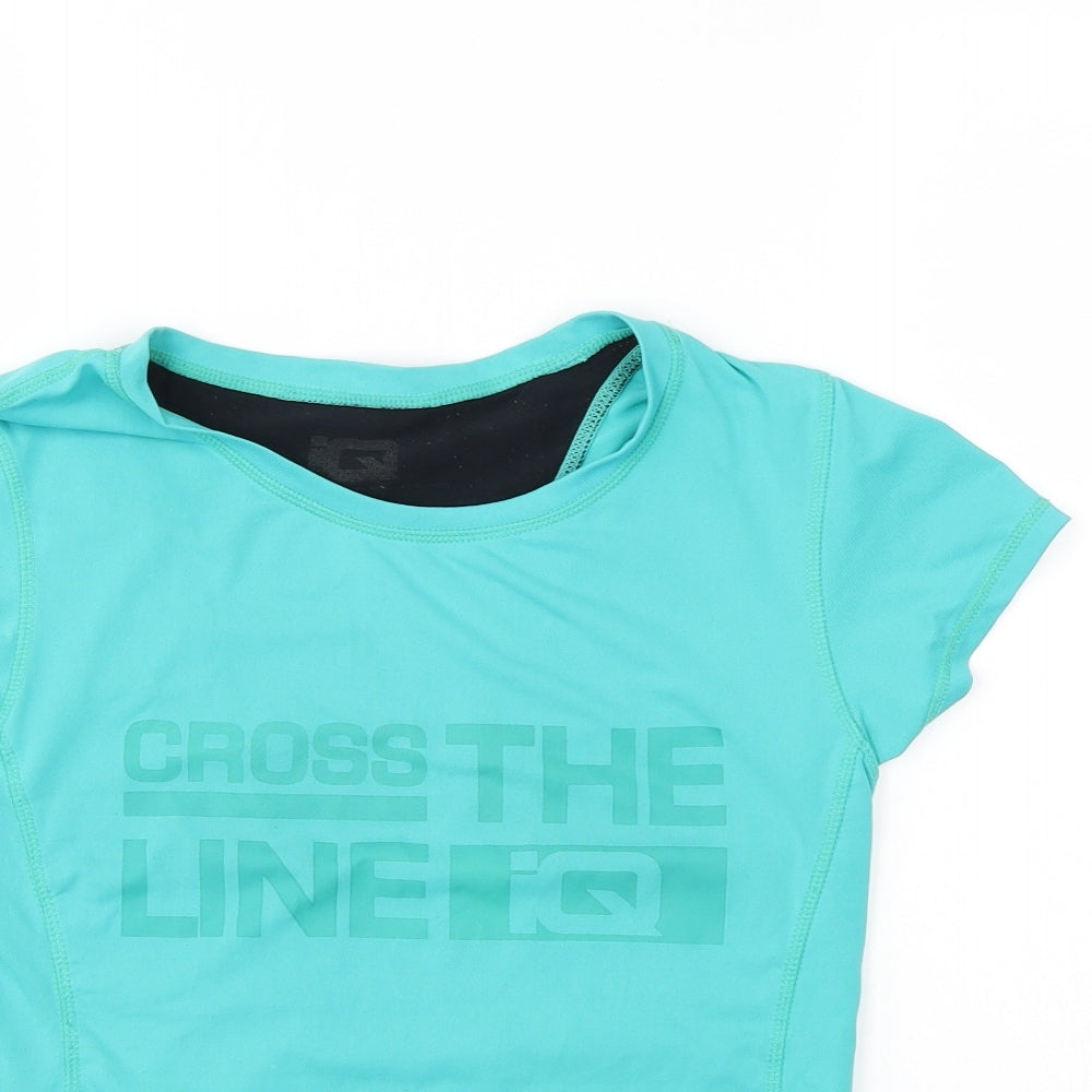 IQ Womens Green   Jersey T-Shirt Size S  - biking top