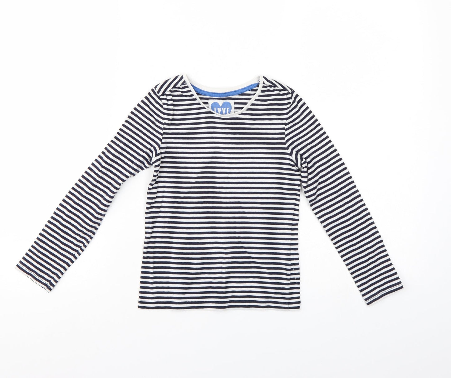 TU Boys Blue Striped  Basic Casual Size 6 Years
