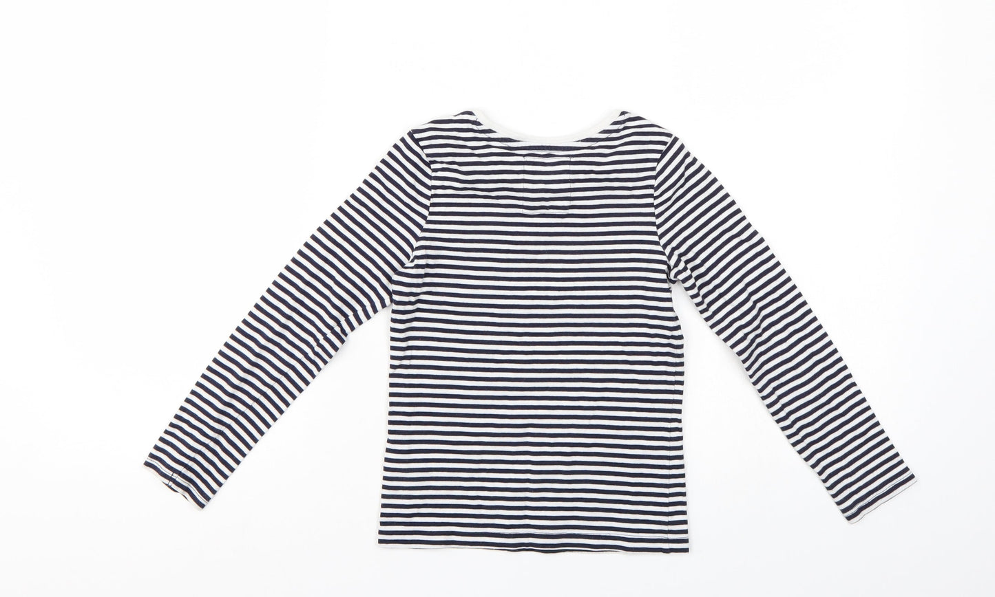 TU Boys Blue Striped  Basic Casual Size 6 Years