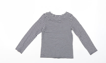 TU Boys Blue Striped  Basic Casual Size 6 Years