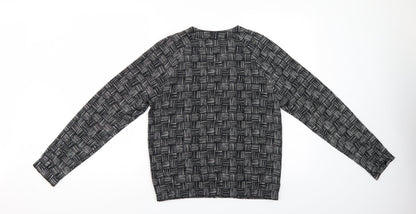 NEXT Womens Black Check  Jacket  Size S  - lightweight summer jacket