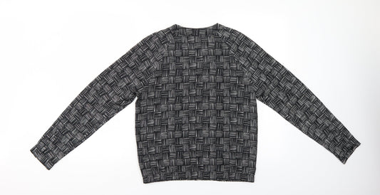 NEXT Womens Black Check  Jacket  Size S  - lightweight summer jacket