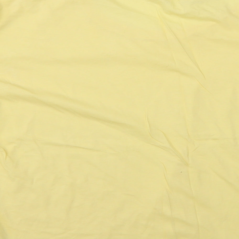 Womens UK Size 8 NEXT Yellow Basic Blouse