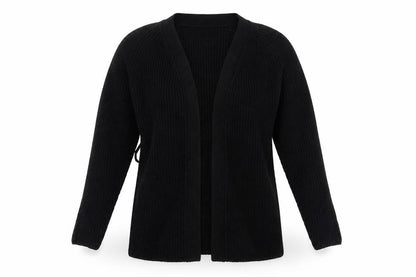 Brave Soul Womens Black  Knit Jacket Coatigan Size S