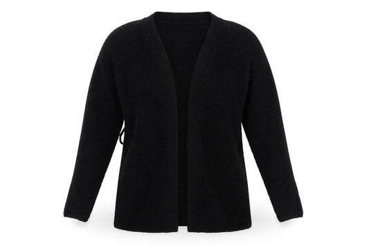 Brave Soul Womens Black  Knit Jacket Coatigan Size S