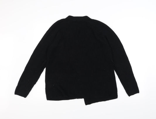 Brave Soul Womens Black  Knit Jacket Coatigan Size S