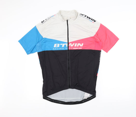 DECATHLON Womens Black   Basic T-Shirt Size M