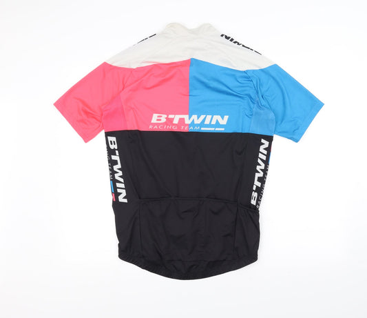 DECATHLON Womens Black   Basic T-Shirt Size M